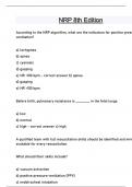 NRP 8th Edition Questions and answers latest update