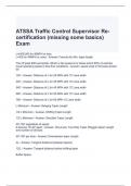 ATSSA Traffic Control Supervisor Exams Bundle