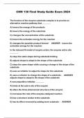 CHM 130 Final Study Guide Exam 2024