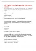 OB Nursing Study Guide questions with correct answers|100% verified|19 pages