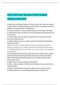  Praxis 5025 Exam Questions With Complete Solutions 2023/2024