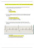 NSG 125 Practice Questions Unit 1 and 2 Answered correctly summer 