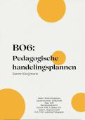 BO6: Pedagogische handelingsplannen