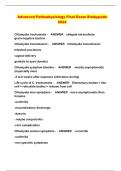 Advanced Pathophysiology Final Exam Studyguide 2024