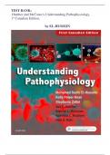 TEST BANK- Huether and McCance's Understanding Pathophysiology 1st Canadian Edition( Kelly Power-Kean,2018 )All chapters latest edition 2024