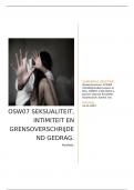 Essay OSW07 Omgaan met intimiteit en grensoverschrijdend (T.52299) 