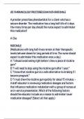 ATI PHARMACOLOGY PROCTORED EXAM WITH RATIONALE  A provider prescribes phenobarbital for a client who has a seizure disorder. The medication has a long half-life of 4 days. How many times per day should the nurse expect to administer this medication?  A. O