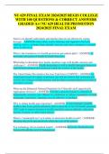NU 629 FINAL EXAM 2024/2025 REGIS COLLEGE  WITH 100 QUESTIONS & CORRECT ANSWERS  GRADED A+/ NU 629 HEALTH PROMOTION  2024/2025 FINAL EXAM