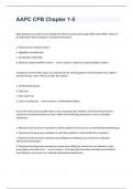 AAPC CPB Chapter 1-5 Written Exam Questions 2024.