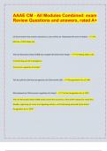 | LATEST EXAM UPDATES| 2024/25 |AAAE CM - All Modules Combined: exam  Review Questions and answers, rated A+ US Government hires private contractors to carry mail by air. Represents the start of aviation. - Air  Mail Act of 1925 (Kelly Act) The Civil Aero