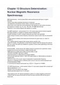 Chapter 13 Structure Determination: Nuclear Magnetic Resonance Spectroscopy