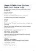 Stanhope Ch. 1 Foundation of Public Health Nursing /Stanhope Chapter 3 /Stanhope Chapter 6  /Stanhope Ch. 13: Community Assessment and Evaluation / Stanhope Chapter 14 / Stanhope Ch. 15: Case Management