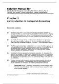 Solution Manual for Introduction to Managerial Accounting 7th Canadian Edition by Peter C. Brewer