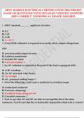 ABYC MARINE ELECTRICAL CERTIFICATION 2024 NEWEST  EXAM 110 QUESTIONS WITH DETAILED VERIFIED ANSWERS  (100% CORRECT ANSWERS) A+ GRADE ASSURED