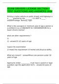 Driving a GUAM DRIVERS LICENSE SECTION 1 TEST QUESTIONS AND ANSWERS 2024motor vehicle on public streets and highways is a _____ granted by the ________; it is NOT a _____ Privilege; Territory; right    What is the youngest or minimum year of age a person 