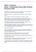 Package deal for FRM 3 - Crouhy, The Essentials Of Risk Management: Chapter 4. Corporate Governance And Risk Management Exam With Verified Solutions 2024