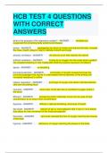 Bundle For HCB Neurology 2023 Exam Questions and Answers 