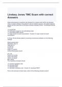 Lindsey Jones TMC Exam with correct Answers- Graded A