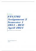 FIN3702 Assignment 2 Semester 1 2024 - DUE April 2024