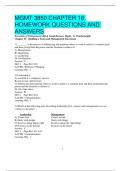 MGMT 3850 CHAPTER 16  HOMEWORK QUESTIONS AND  ANSWERS  Essentials of Entrepreneurship & Small Business Mgmt., 7e (Scarborough) Chapter 16 Building a Team and Management Succession 1) ________ is the process of influencing and inspiring others to work to a