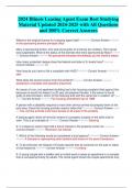 2024 Illinois Leasing Agent Exam Best Studying  Material Updated 2024-2025 with All Questions  and 100% Correct Answers