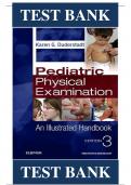 Test Bank For Pediatric Physical Examination An Illustrated Handbook 3rd Edition Duderstadt.pdf