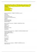 NR 324 Final Exam Review With Questions and Answers Well Updated  when to implement bleeding precautions - CORRECT ANSWER-using anticoagulants  liver disease present  platelets less than 150,000 hemophilia present  using thrombolytic meds