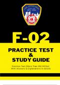 F-02 Practice Test & Study Guide