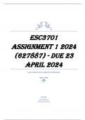 ESC3701 Assignment 1 2024 (627887) - DUE 23 April 2024