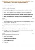 BIOS-255:| BIOS 255 ANATOMY & PHYSIOLOGY III WITH LAB EXAM 3 (A) WITH 100% CORRECT ANSWERS| GRADED A+