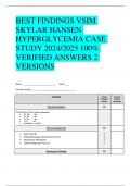 BEST FINDINGS VSIM  SKYLAR HANSEN  HYPERGLYCEMIA CASE  STUDY 2024/2025 100%  VERIFIED ANSWERS 2  VERSIONS