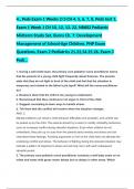 4,, Peds Exam 1 Weeks 2/3 CH 4, 5, 6, 7, 8, Peds test 1, Exam 1 Week 1 CH 10, 12, 13, 22, NR602 Pediatric Midterm Study Set, Burns Ch. 7: Development Management of School-Age Children, PNP Exam Questions, Exam 2 Pediatrics 21,22,24,25,26, Exam 3 Pedi...