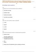 CHEM-120:| CHEM 120 INTRO TO GENERAL, ORGANIC & BIOLOGICAL CHEMISTRY WITH LAB EXAM 1 (B) QUESTIONS WITH 100% CORRECT ANSWERS| GRADED A+ 