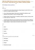 CHEM-120:| CHEM 120 INTRO TO GENERAL, ORGANIC & BIOLOGICAL CHEMISTRY WITH LAB EXAM 1 (F) QUESTIONS WITH 100% CORRECT ANSWERS| GRADED A+ 