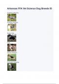 Arkansas FFA Vet Science Dog Breeds ID  With complete solution