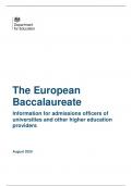 The European Baccalaureate