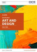 OCR A Level in Art and Design