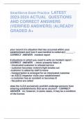 SmartServe Exam Practice LATEST  2023-2024 ACTUAL QUESTIONS  AND CORRECT ANSWERS  (VERIFIED ANSWERS) |ALREADY  GRADED A+