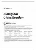 biological classification  summary notes with  Mastering MCQ's + statement based questions + NCERT exemplar questions +matching type questions all in one with brief explanation