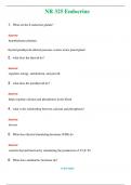 NR 325 Endocrine  (Latest 2024 / 2025) Questions and Answers (Verified Answers)