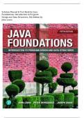 Solution Manual & Test Bank for Java  Foundations: Introduction to Program  Design and Data Structures, 5th Edition by  John Lewis