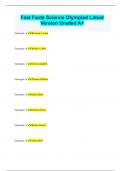 Fast Facts Science Olympiad Latest  Version Graded A+