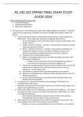 AS.140.105 SPRING FINAL EXAM STUDY GUIDE 2024