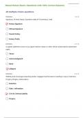 COMPLETE BUNDLE PACK FOR NOTARY PUBLIC STUDY GUIDE, HAWAII MPJE, PA NOTARY, CALIFORNIA NOTARY, HAWAII NOTARY STUDY GUIDE, AND HANDBOOK& HAWAII PRE-LICENSING REAL ESTATE complete exam Questions and 100% correct answers |Graded A+