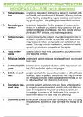 NURS 150 FUNDAMENTALS (Week 10) EXAM  HONDROS COLLEGE (with diagrams)