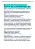 Family Medicine Board Review exam questions with 100% correct answers 2024 A 42-year-old Asian male presents for follow-up of elevated blood pressure. He has no additional chronic medical problems and is otherwise asymptomatic. An examination is significa