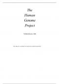 The human genome project