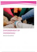 Verslag Empowerment op Microniveau