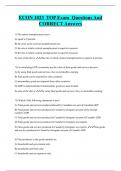 ECON 1023 TOP Exam Questions And  CORRECT Answers