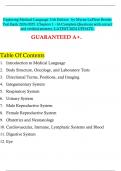 Exploring Medical Language  11th Edition   by Myrna LaFleur Brooks  Test Bank 2024-2025. Chapters 1 - 16 Complete Questions with correct and verified answers. LATEST 2024 UPDATE.